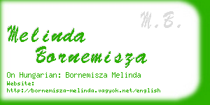 melinda bornemisza business card